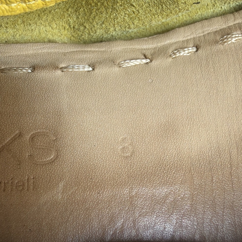 Tieks by Gavrieli Mustard Yellow Leather Ballet Flats Slip On Womens Size 8 Used - Picture 10 of 11